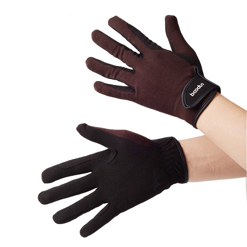 Guantes profesionales para montar a caballo, guantes ecuestres para montar a caballo para hombres y mujeres, guantes deportivos Unisex de béisbol y Softball