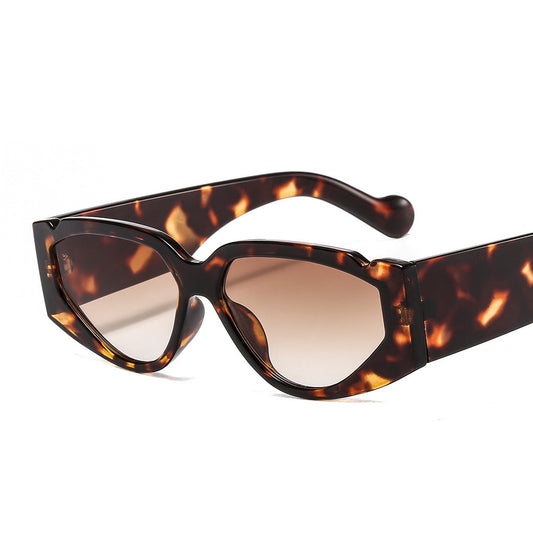 Gafas de sol de plástico de color con personalidad, gafas de sol de moda para hombres y mujeres, gafas de sol transfronterizas