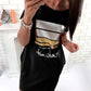 Summer Casual Women Letter Print Short Dresses