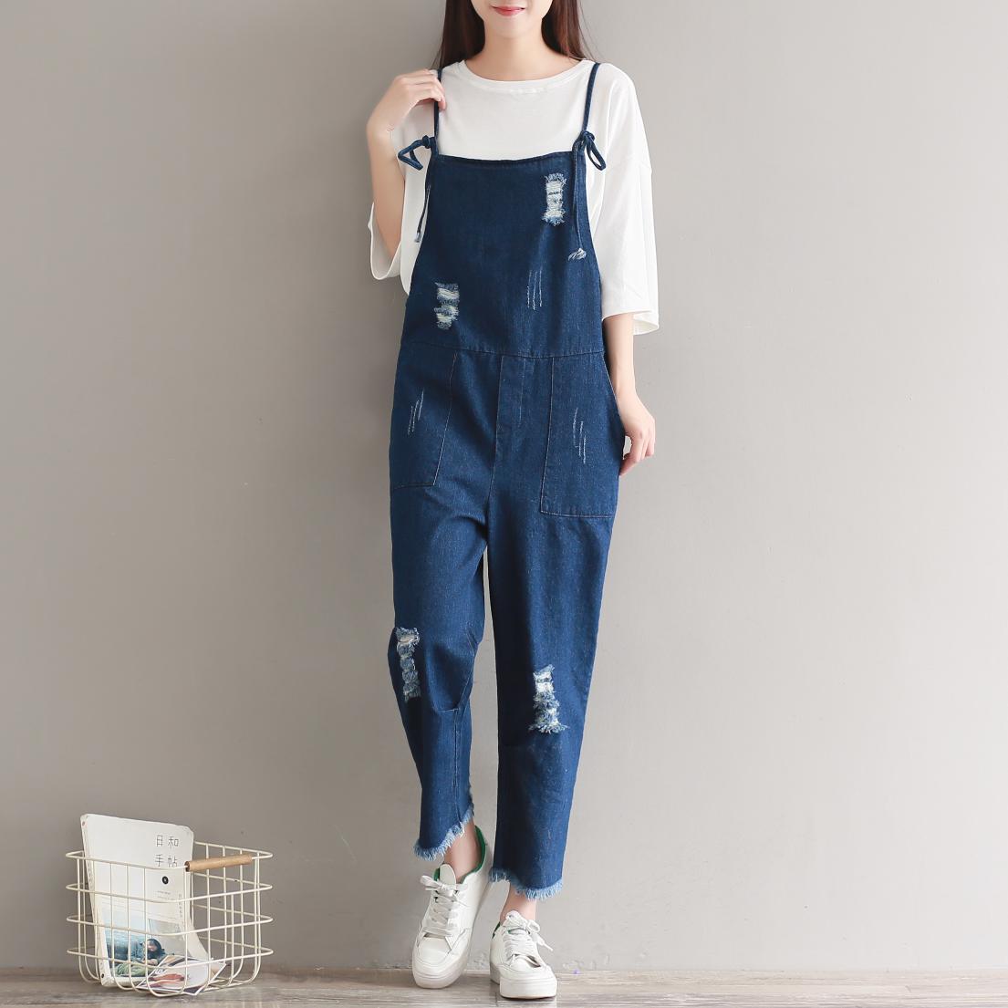 rand Jeans Mujer Mono Denim Romper Monos 