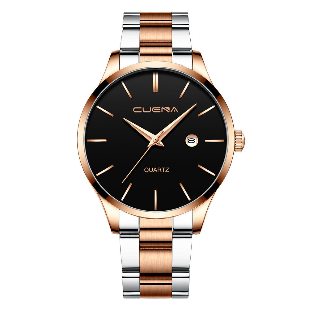 CUENA Relojes para hombre Top Brand Movimiento de cuarzo Lujo