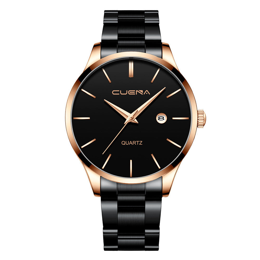 CUENA Relojes para hombre Top Brand Movimiento de cuarzo Lujo