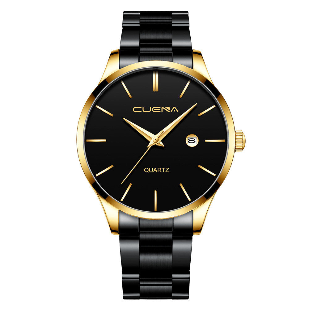 CUENA Relojes para hombre Top Brand Movimiento de cuarzo Lujo