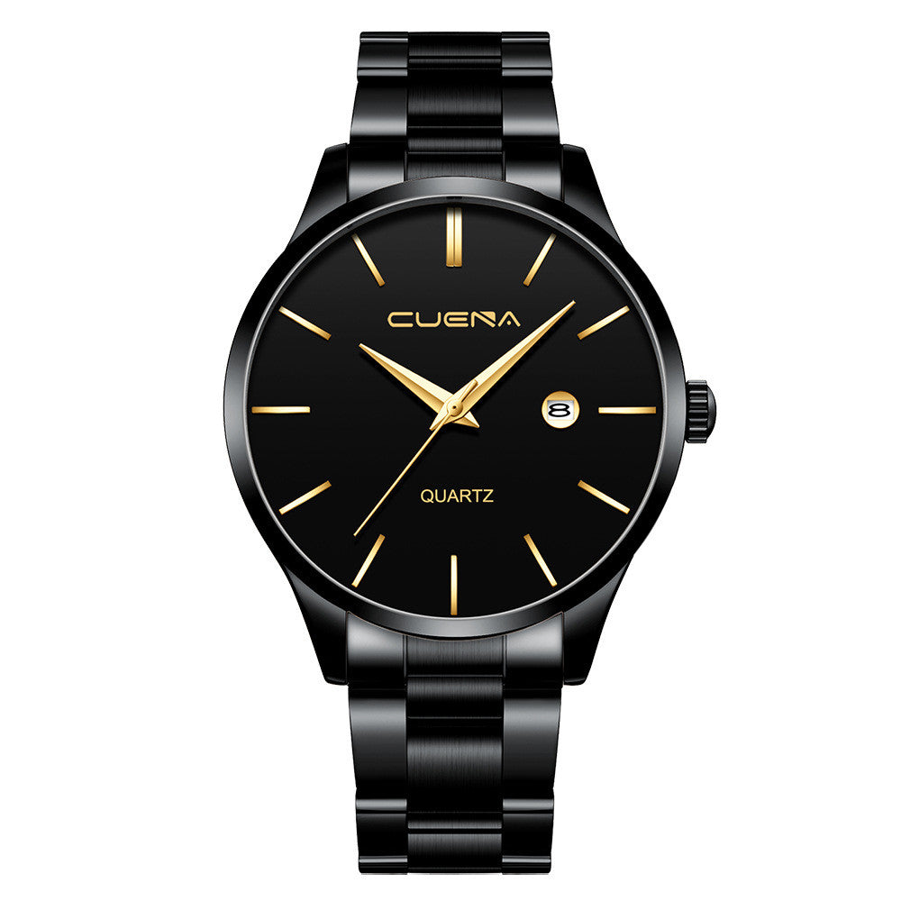 CUENA Relojes para hombre Top Brand Movimiento de cuarzo Lujo