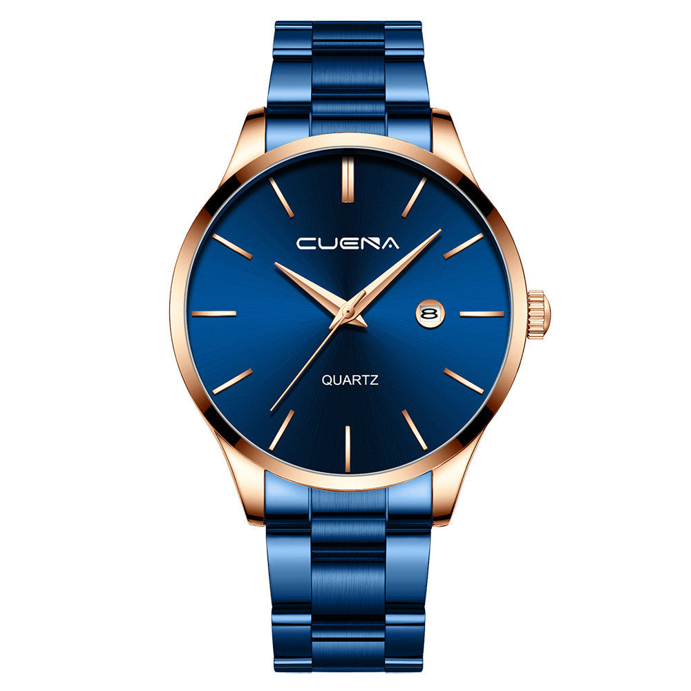 CUENA Relojes para hombre Top Brand Movimiento de cuarzo Lujo