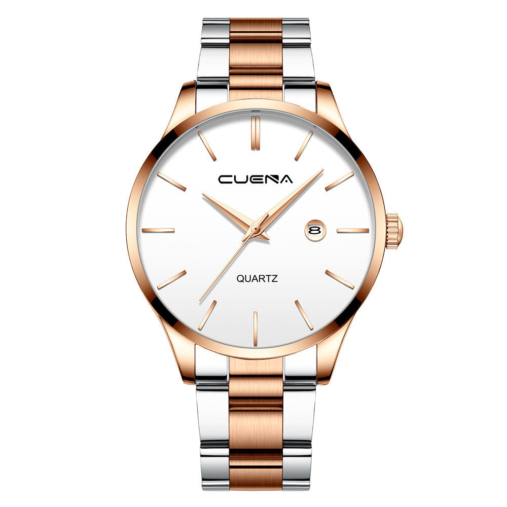 CUENA Relojes para hombre Top Brand Movimiento de cuarzo Lujo