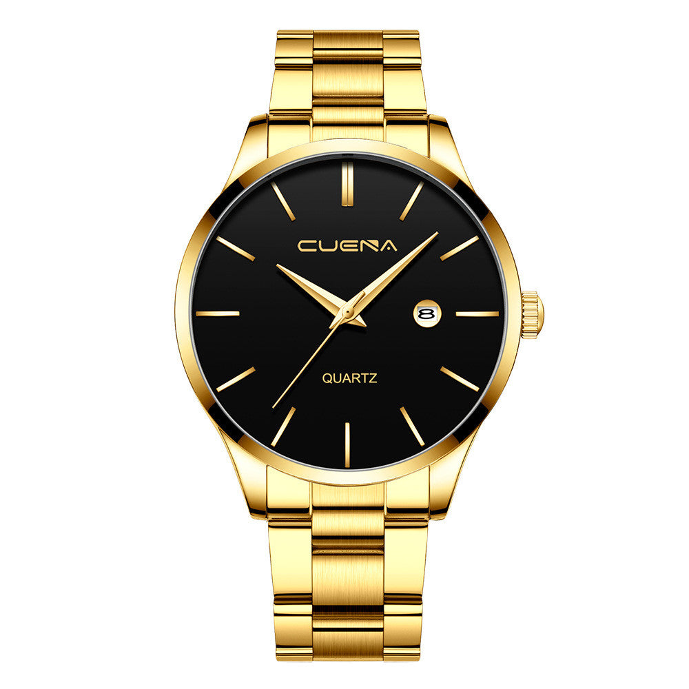 CUENA Relojes para hombre Top Brand Movimiento de cuarzo Lujo