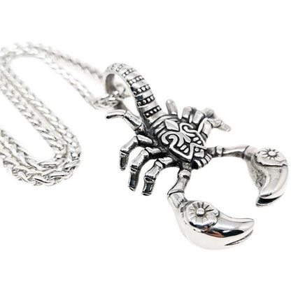 Japanese And Korean Retro Magic Scorpion Necklace Men