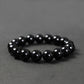 Black Agate Bracelet Transfer Beads For Men