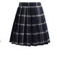 Pleated Skirt Black Plaid Skirt Skirt