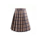 Pleated Skirt Black Plaid Skirt Skirt