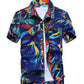 Summer Short-Sleeved Beach Shirt Men