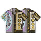 Casual Street Printed Short Sleeve Shirt Men