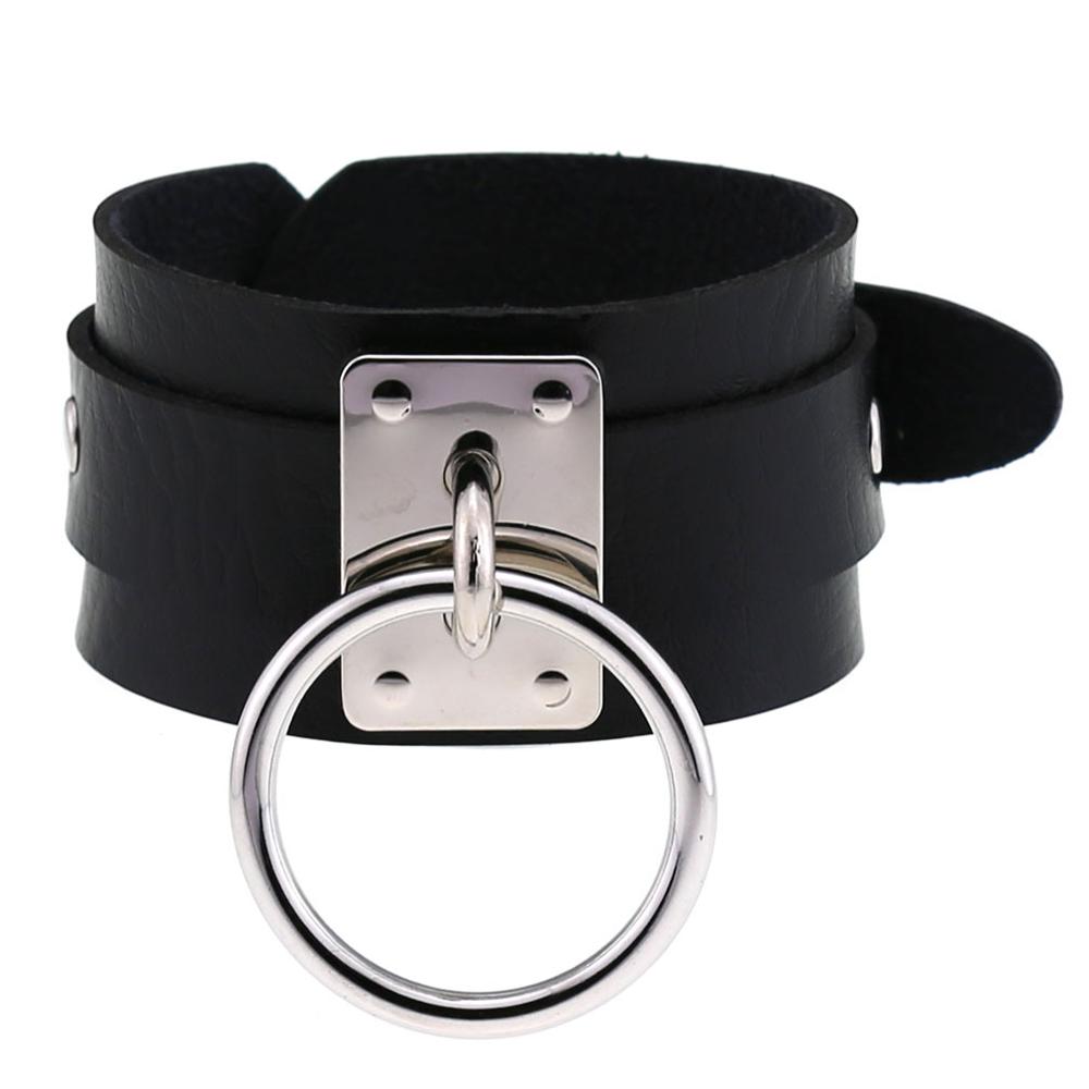 Personality Gothic Hip-hop Bracelet European Punk Men Leather Bracelet Women