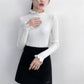 Half Turtleneck Sweater Women