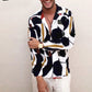 Hawaiian Men For Plus Size Shirts Print Fat