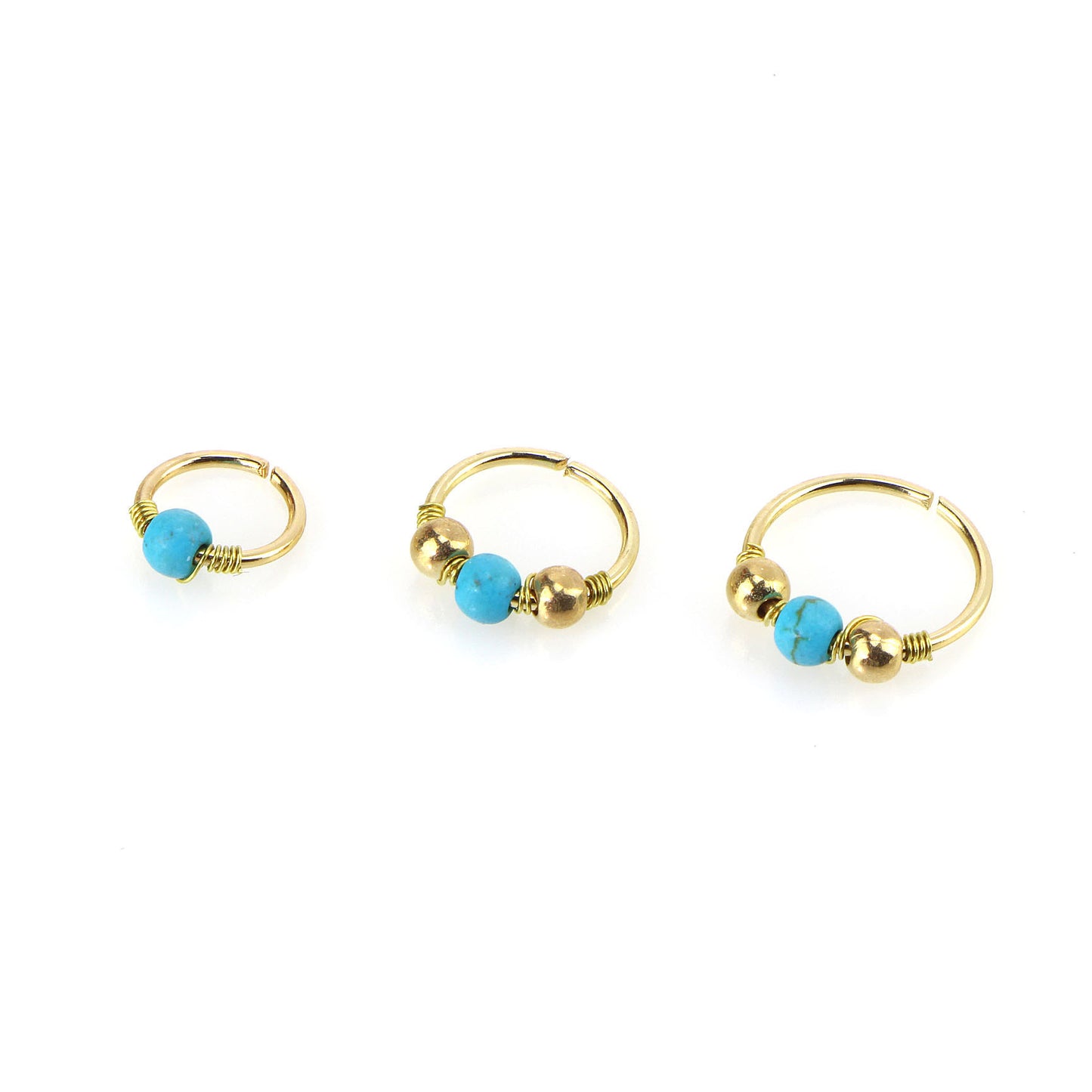 Round Nose Ring Human Body Piercing Jewelry