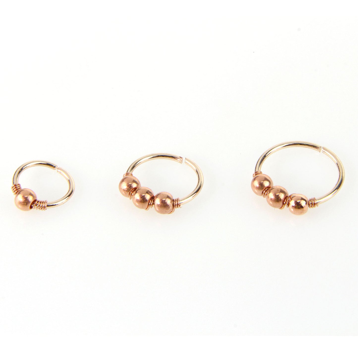 Round Nose Ring Human Body Piercing Jewelry