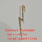 Temperament Cold Wind Piercing Ear Acupuncture Ring
