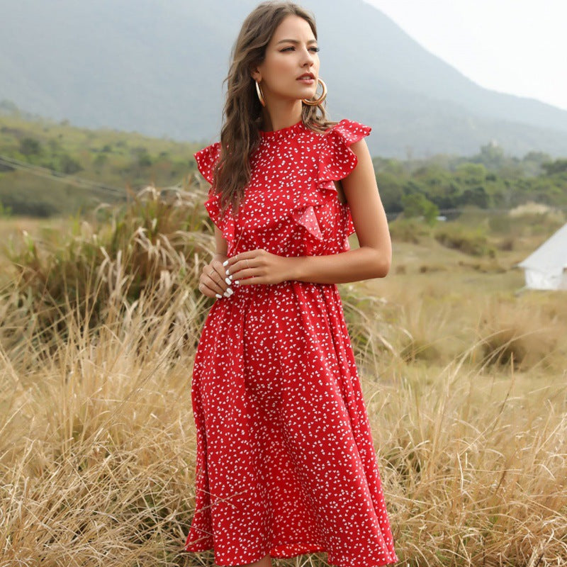 Vestido largo de gasa de verano para mujer Maxi vestidos