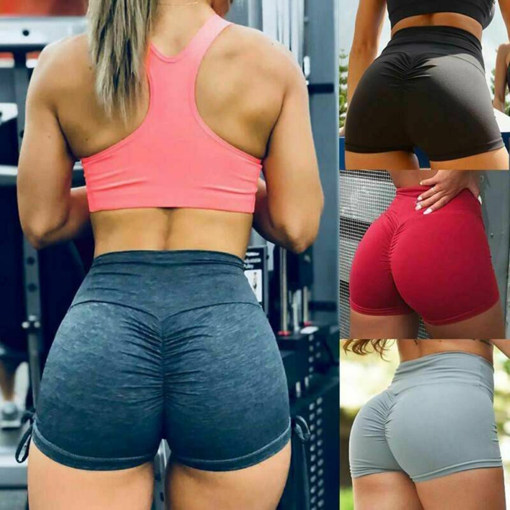 Pantalones cortos de fitness para mujer Leggings cortos ajustados delgados