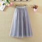 New Skirts Women's High Waist Mid-Length A-Line Skirt