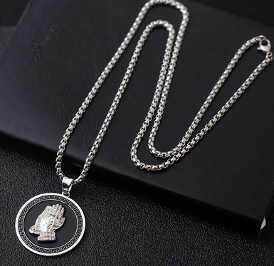 Hiphop pendant titanium steel chain pendant for men and women