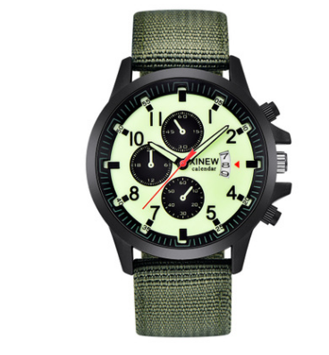 Relojes de marca para hombre Reloj deportivo militar con banda de nailon a la moda