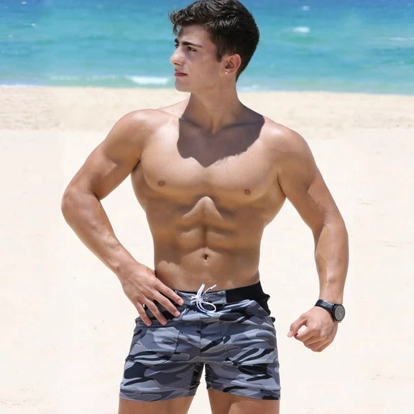 Shorts de surf de playa para hombre