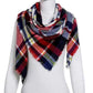 Design Women Triangles Scarf Long Scarves Shawl Autumn Winter