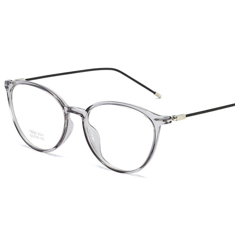Discoloration myopia glasses