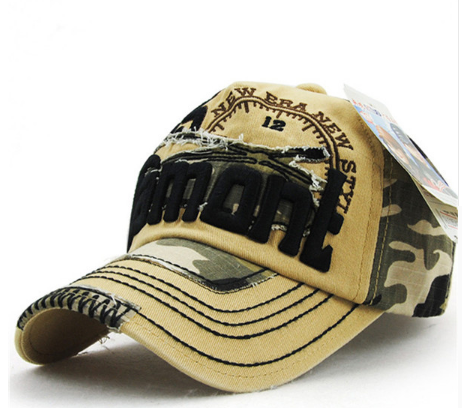 Gorra de béisbol de camuflaje, sombreros de sombrilla para exteriores para hombres y mujeres, sombreros europeos y americanos para el ocio