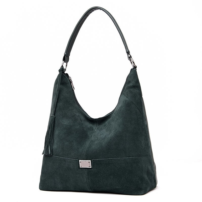 Bolsos de gamuza para mujer a la moda de invierno, bolsos de señora, bolsos de hombro de lujo de diseñador para mujer, bolso cruzado de alta calidad