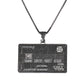 Zircon men and women necklace