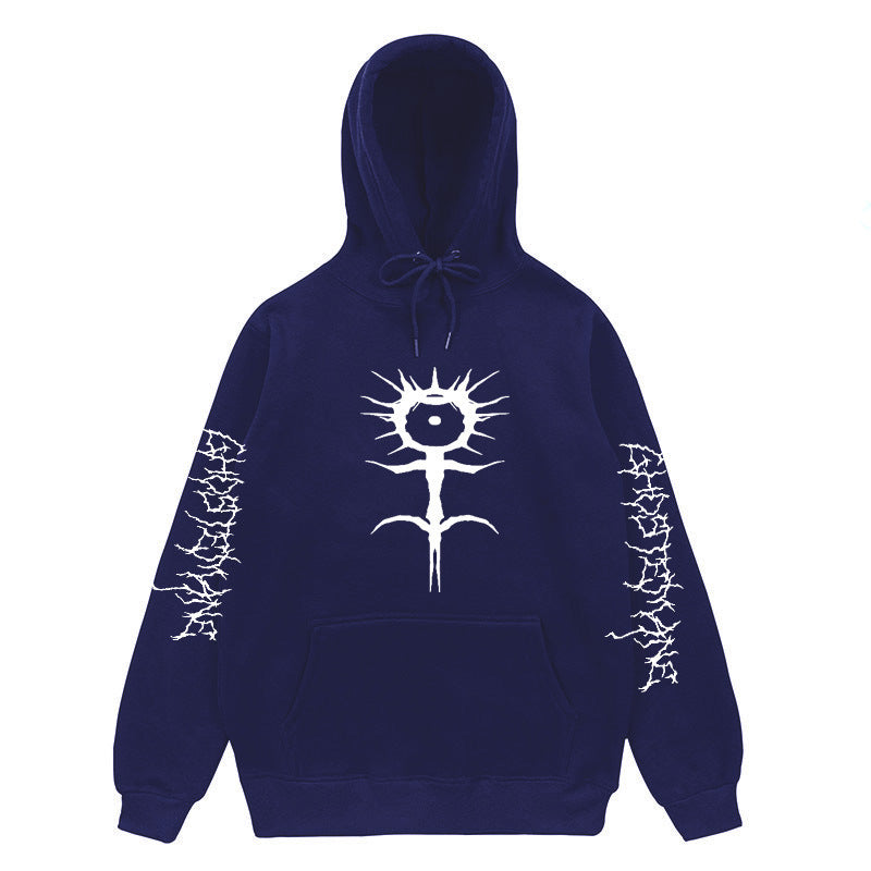 Printed hooded sweatshirt