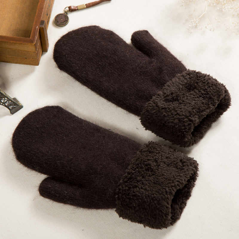 Wool gloves for women