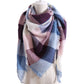 Design Women Triangles Scarf Long Scarves Shawl Autumn Winter