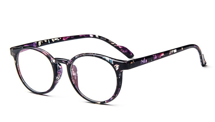 Optical Glasses Frame Eyeglasses With Clear Lens Glass Men Women Vintage Round Clear Transparent Women's Fake Glasses Frames