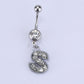English alphabet hypoallergenic body piercing navel