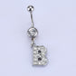 English alphabet hypoallergenic body piercing navel