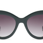 Oversized cool red cat eye sunglasses rivet square leopard glasses trendy designer retro sun glasses female shades for women