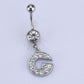 English alphabet hypoallergenic body piercing navel