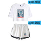 Short sleeve shorts suit