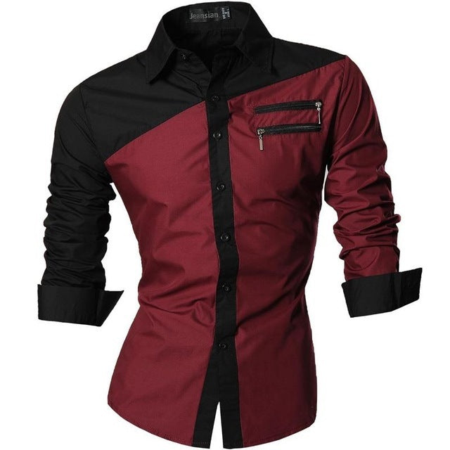 Camisas Formales Para Hombres Camisa De Vestir Roja