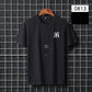 Large cotton round neck T-shirt for men