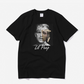 Retro black purple T-shirt men and women