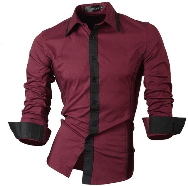 Camisas Formales Para Hombres Camisa De Vestir Roja