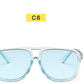 New Double Beam Big Frame Sunglasses For Men