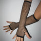 Mesh long gloves women