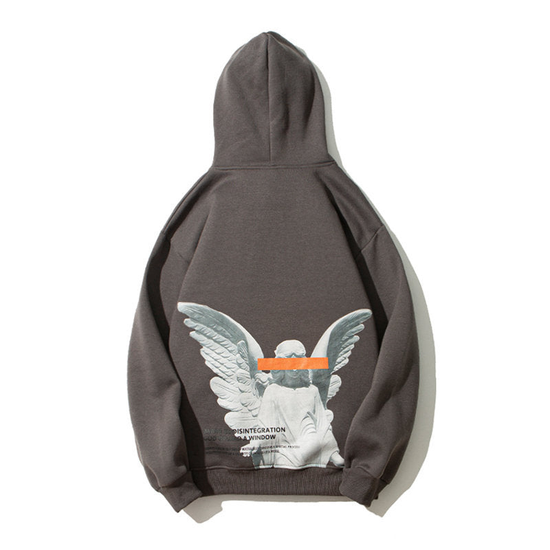 Printed hooded sweatshirt